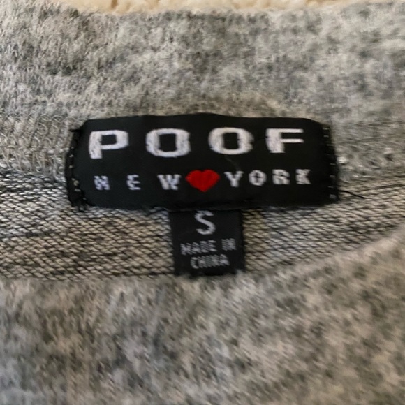 💚3/$15 NWOT Poof- Long Sleeve Crop Top, SIZE: S - Picture 3 of 4